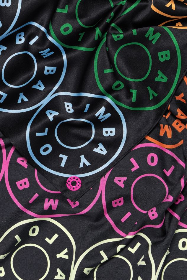 accessoires Bimba Y Lola écharpe à logos noir HV4486626