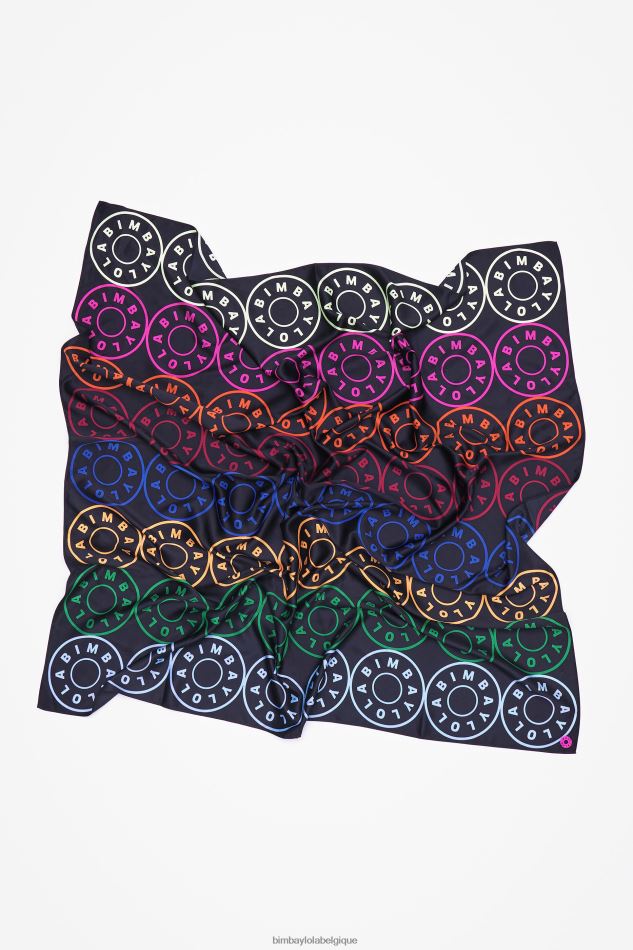 accessoires Bimba Y Lola écharpe à logos noir HV4486626