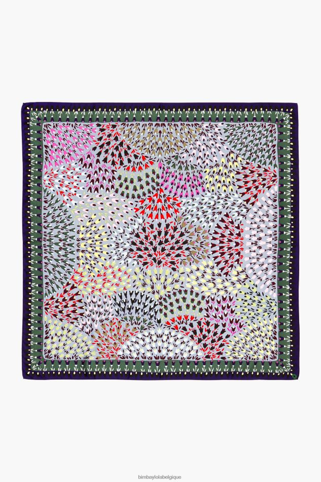accessoires Bimba Y Lola écharpe tulipes bleu HV4486622