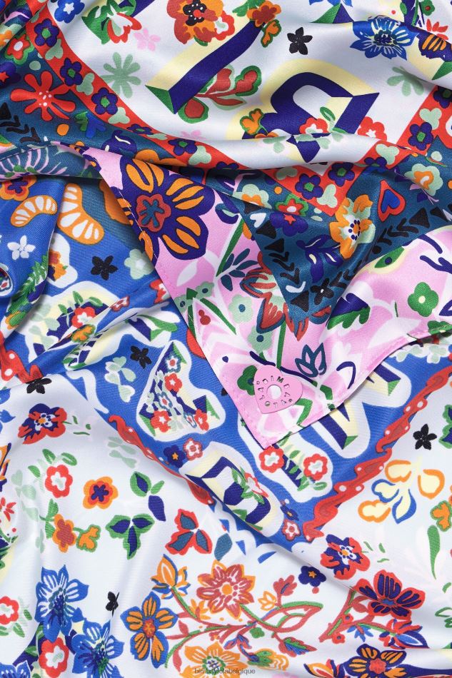 accessoires Bimba Y Lola foulard à fleurs et logos eau HV4486654