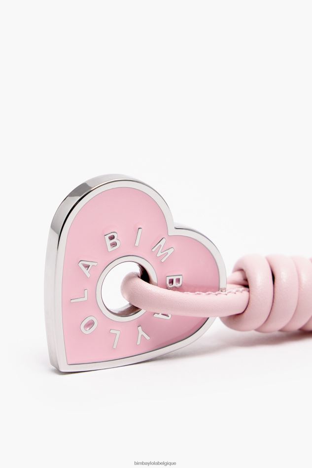 accessoires Bimba Y Lola porte-clés coeur rose HV4486956