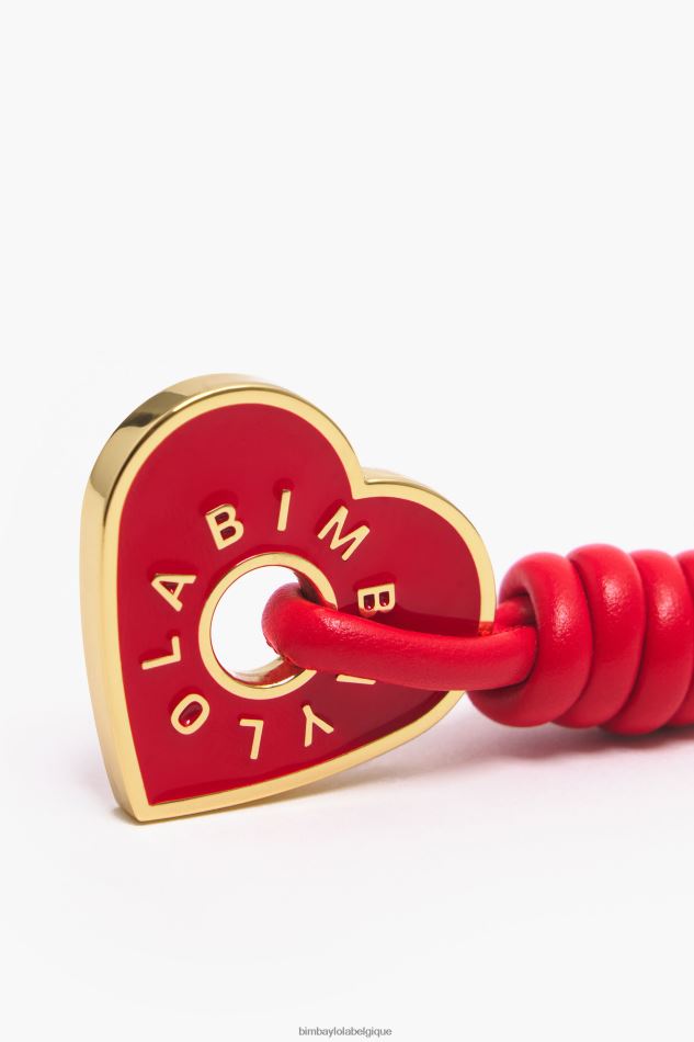 accessoires Bimba Y Lola porte-clés coeur rouge HV4486955