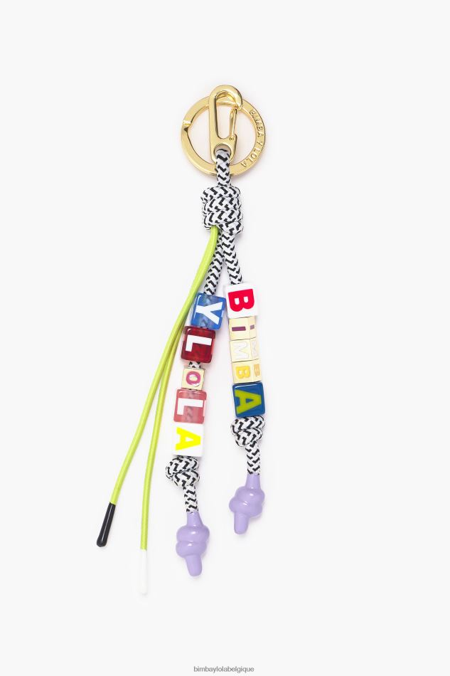 accessoires Bimba Y Lola porte-clés dés blanc HV4486942