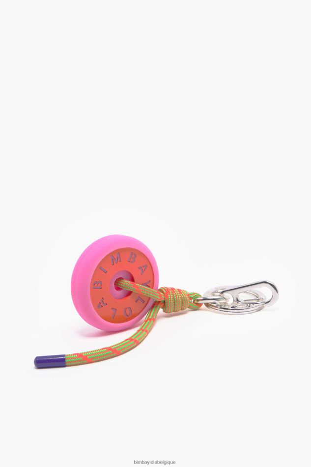 accessoires Bimba Y Lola porte-clés en silicone à logo orange HV4486952