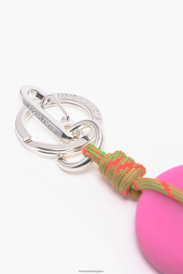 accessoires Bimba Y Lola porte-clés en silicone à logo orange HV4486952