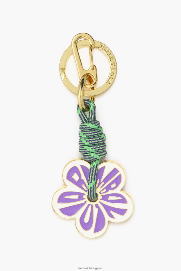 accessoires Bimba Y Lola porte-clés fleur violet HV4486950