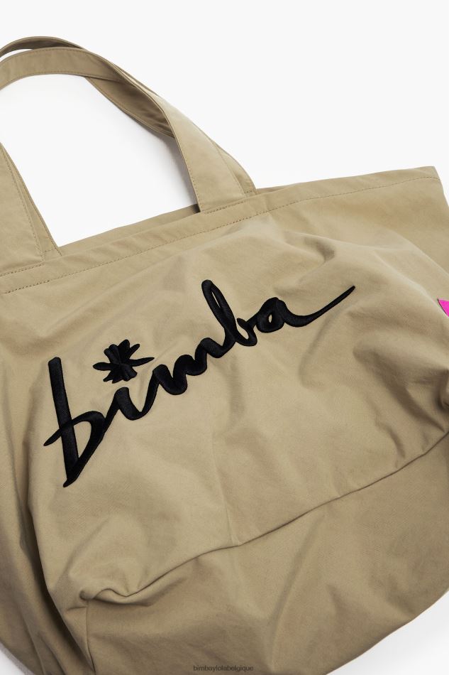 accessoires Bimba Y Lola sac cabas en nylon beige HV4486122