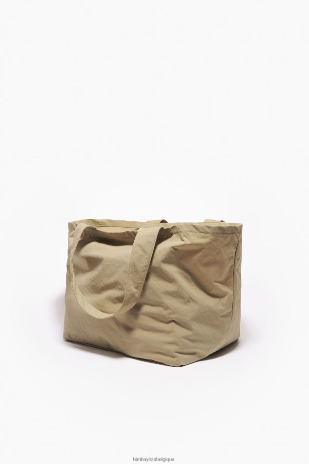 accessoires Bimba Y Lola sac cabas en nylon beige HV4486122