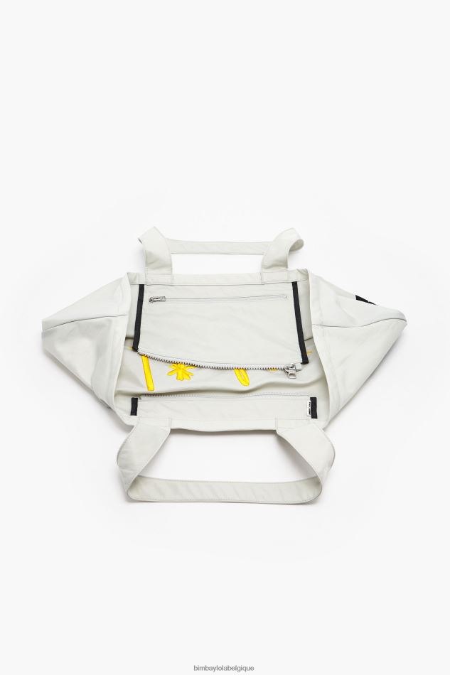 accessoires Bimba Y Lola sac cabas en nylon gris HV4486124