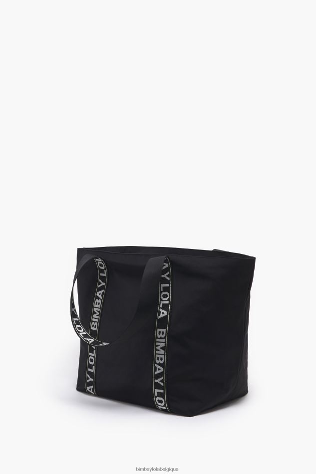 accessoires Bimba Y Lola sac cabas en nylon noir HV4486130