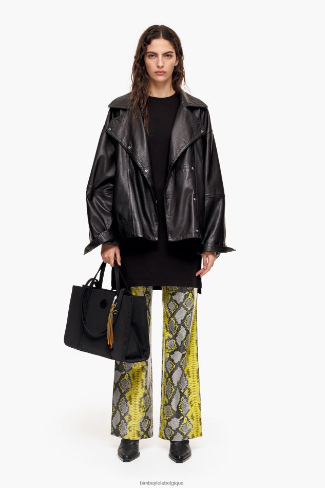 accessoires Bimba Y Lola sac cabas en nylon noir HV4486136