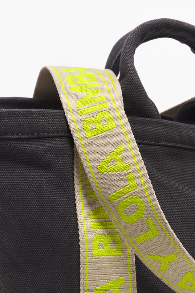 accessoires Bimba Y Lola sac cabas en toile anthracite HV448687