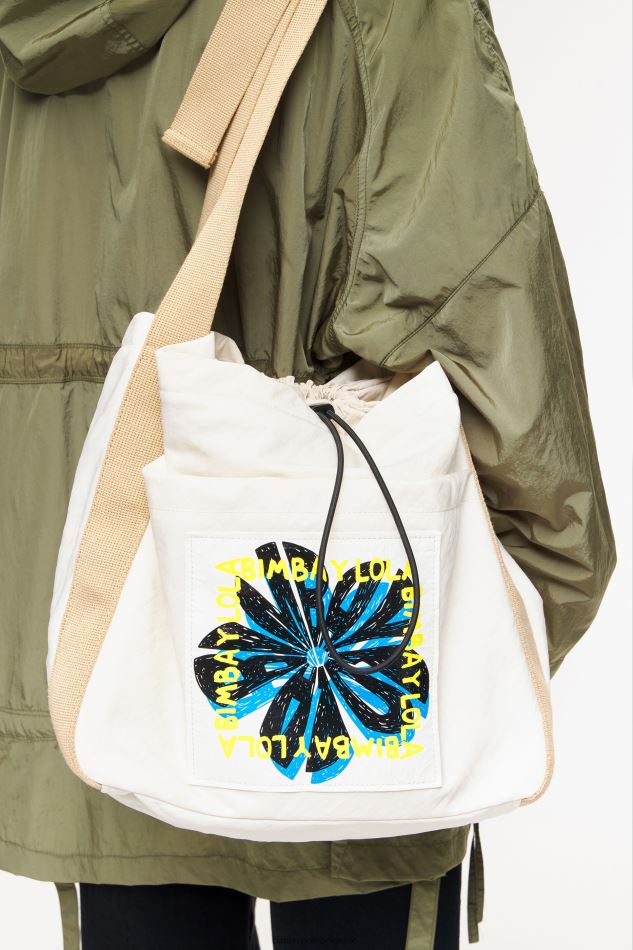 accessoires Bimba Y Lola sac seau en nylon imprimé calcul HV4486129