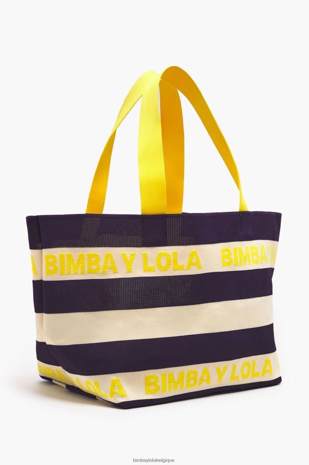 accessoires Bimba Y Lola sac shopping en maille marine HV4486127