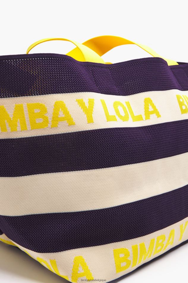 accessoires Bimba Y Lola sac shopping en maille marine HV4486127