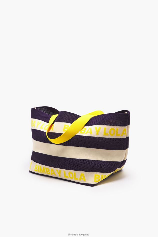 accessoires Bimba Y Lola sac shopping en maille marine HV4486127