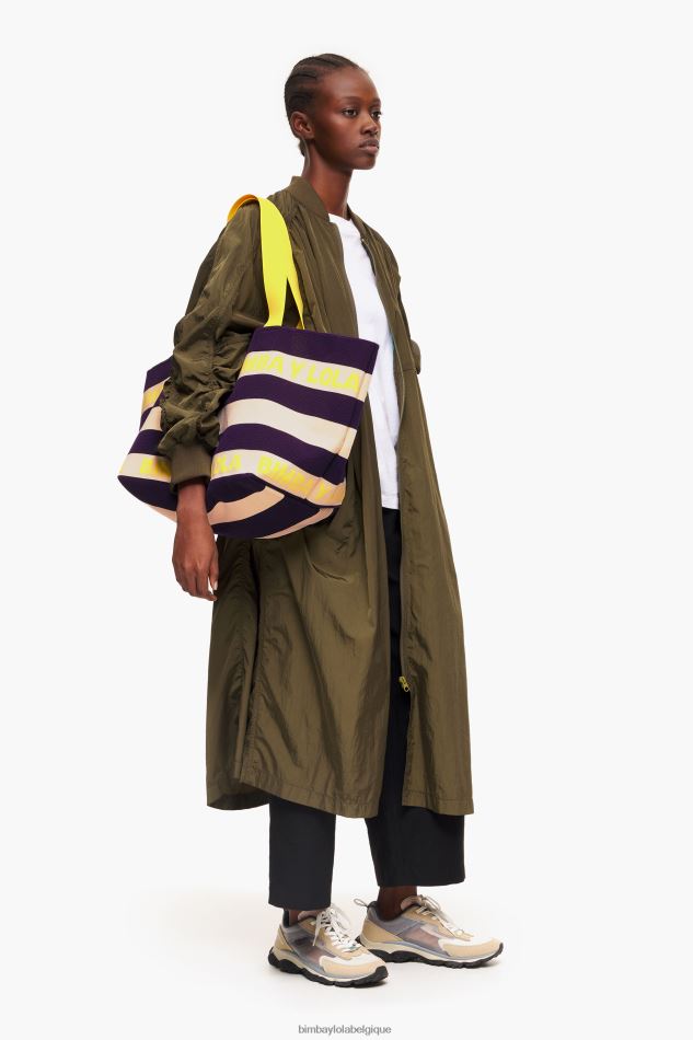 accessoires Bimba Y Lola sac shopping en maille marine HV4486127