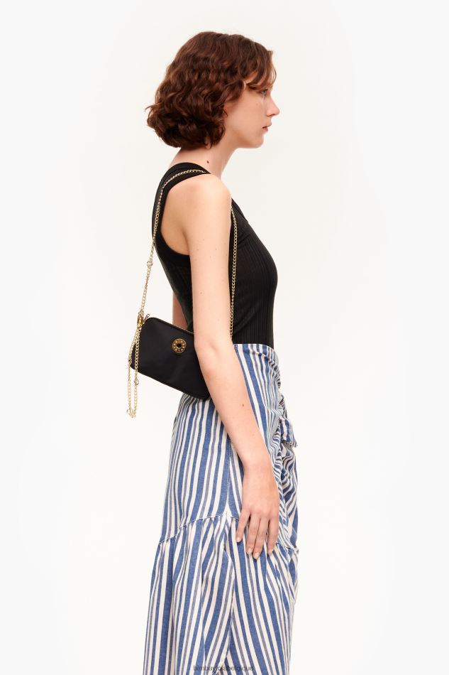 accessoires Bimba Y Lola mini sac rectangulaire en nylon noir HV4486160