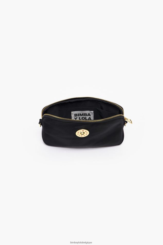 accessoires Bimba Y Lola mini sac rectangulaire en nylon noir HV4486160