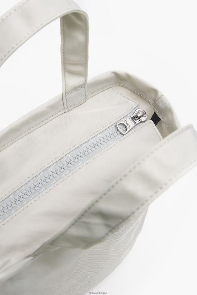 accessoires Bimba Y Lola mini sac trapèze en nylon gris glace HV4486158