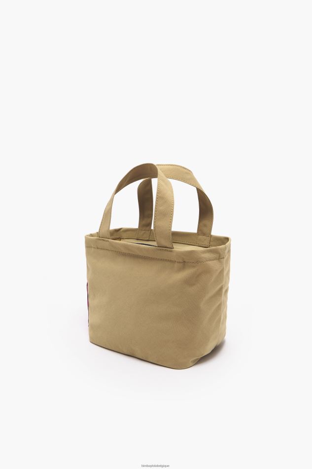 accessoires Bimba Y Lola mini sac trapèze en nylon naturel HV4486157