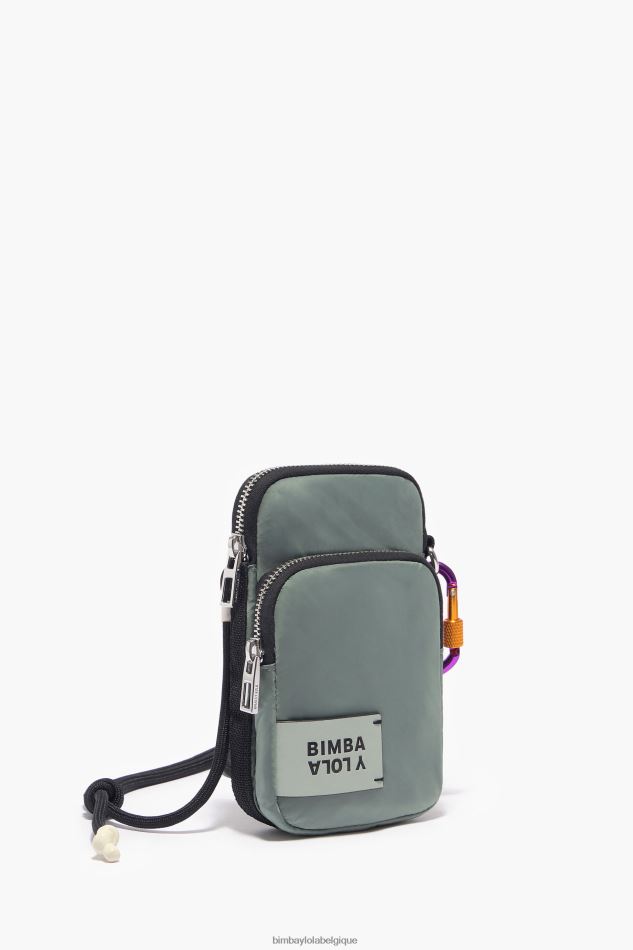 accessoires Bimba Y Lola petit sac en nylon bleu vert HV4486161