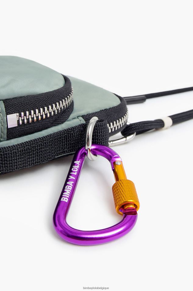 accessoires Bimba Y Lola petit sac en nylon bleu vert HV4486161