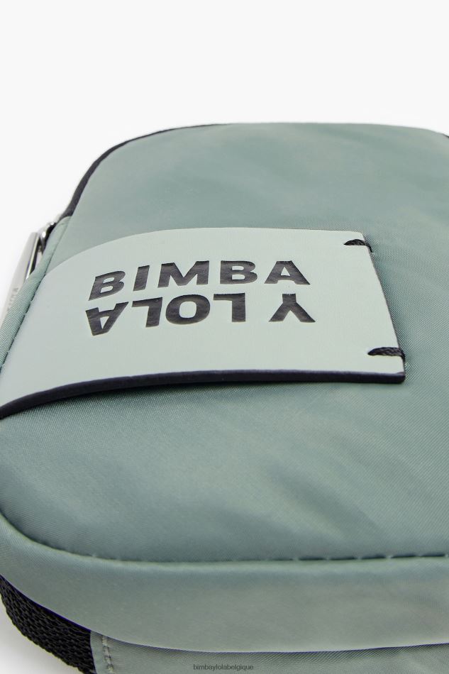 accessoires Bimba Y Lola petit sac en nylon bleu vert HV4486161