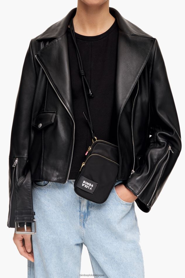 accessoires Bimba Y Lola petit sac en nylon noir HV4486162