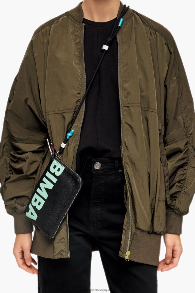 accessoires Bimba Y Lola pochette multifonction en cuir noir HV4486164