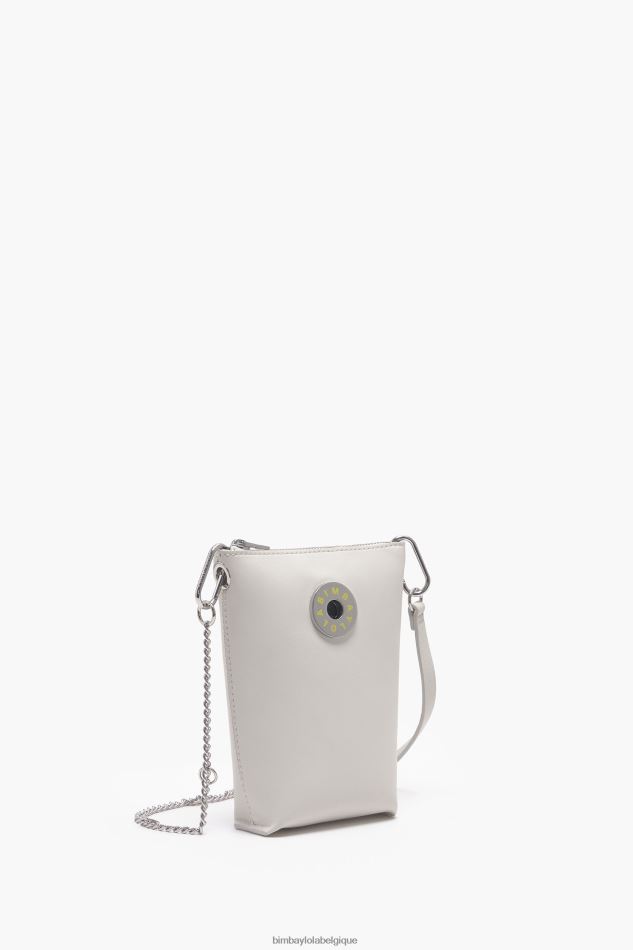accessoires Bimba Y Lola sac à bandoulière en cuir blanc HV4486153