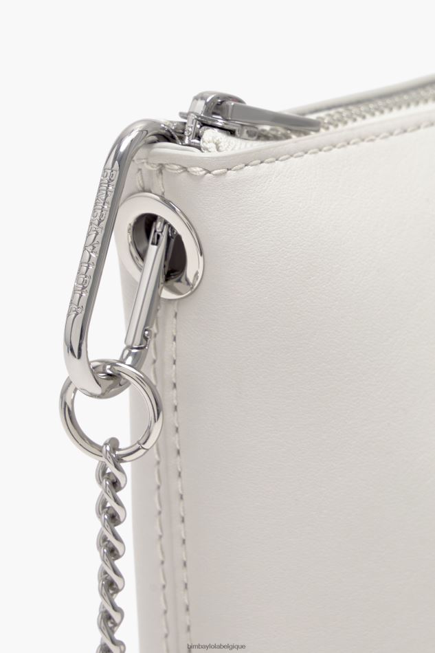 accessoires Bimba Y Lola sac à bandoulière en cuir blanc HV4486153