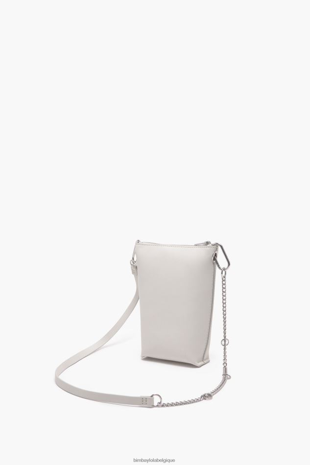 accessoires Bimba Y Lola sac à bandoulière en cuir blanc HV4486153