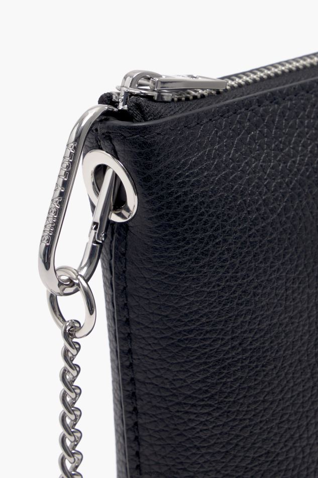 accessoires Bimba Y Lola sac à bandoulière en cuir noir HV4486151