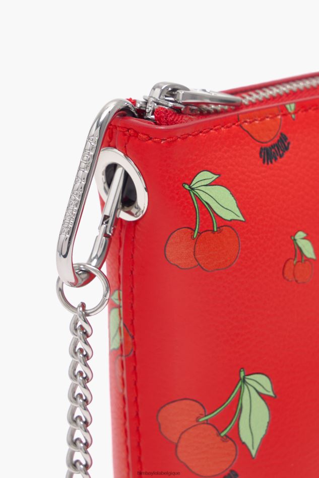 accessoires Bimba Y Lola sac à bandoulière à imprimé cerises rouge HV4486149