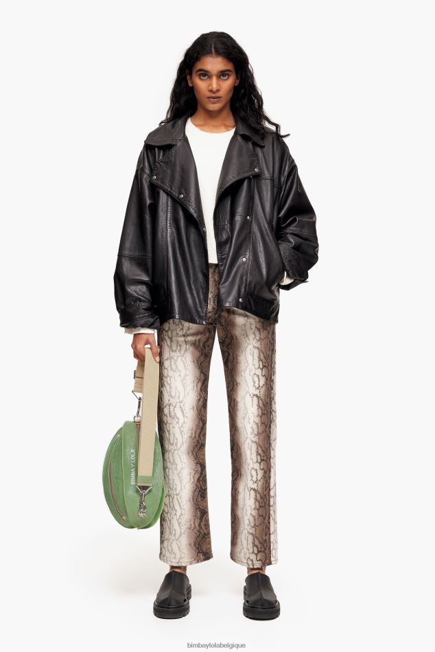 accessoires Bimba Y Lola pelote en cuir vert HV448669