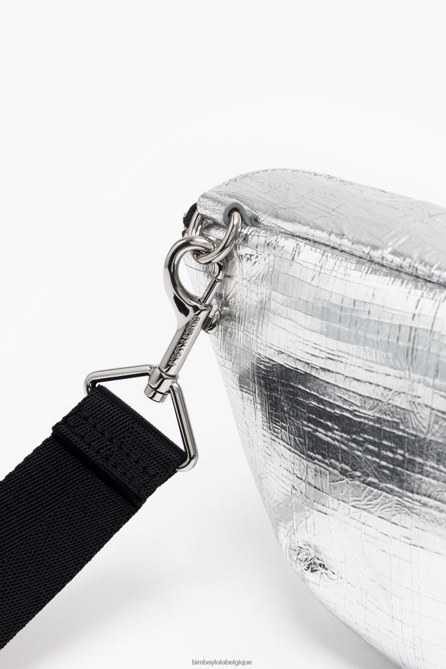 accessoires Bimba Y Lola sac banane de poche en cuir argent HV448617