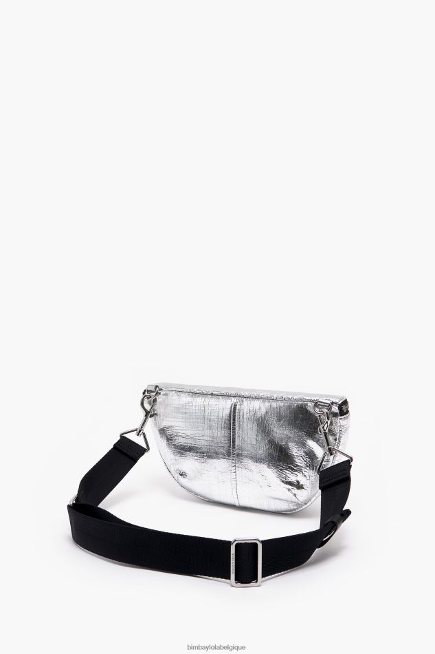 accessoires Bimba Y Lola sac banane de poche en cuir argent HV448617