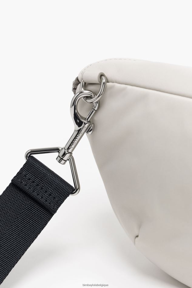 accessoires Bimba Y Lola sac banane de poche en cuir blanc HV448619