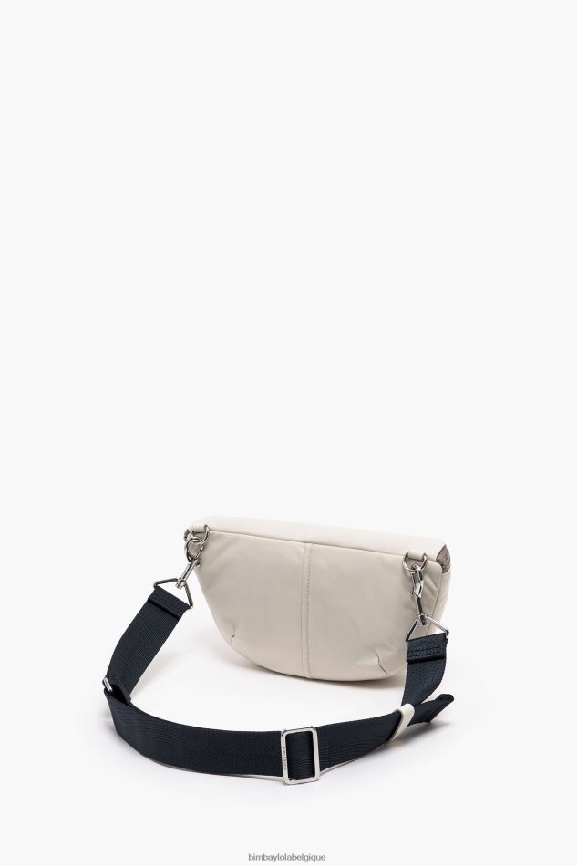 accessoires Bimba Y Lola sac banane de poche en cuir blanc HV448619