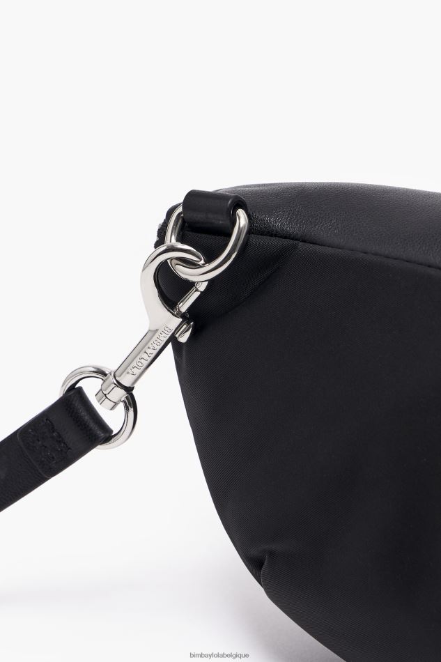 accessoires Bimba Y Lola sac banane de poche en cuir noir HV448624