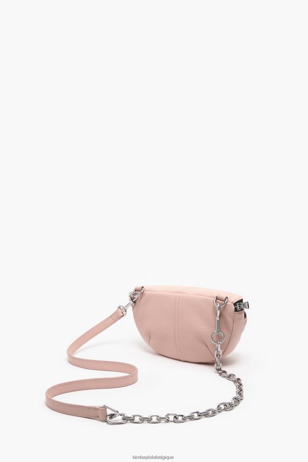 accessoires Bimba Y Lola sac banane de poche en cuir rose HV448616