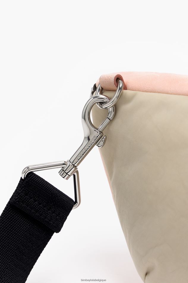 accessoires Bimba Y Lola sac banane de poche en cuir rose HV448618