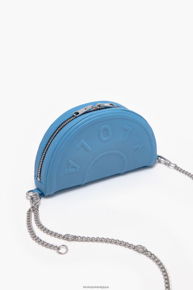 accessoires Bimba Y Lola sac à bandoulière chimo en cuir bleu HV448665