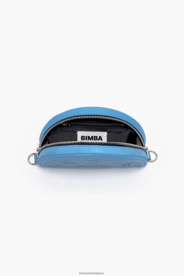 accessoires Bimba Y Lola sac à bandoulière chimo en cuir bleu HV448665