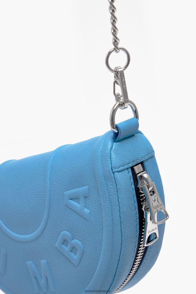 accessoires Bimba Y Lola sac à bandoulière chimo en cuir bleu HV448665