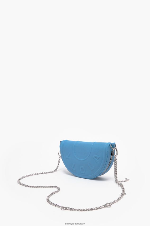 accessoires Bimba Y Lola sac à bandoulière chimo en cuir bleu HV448665