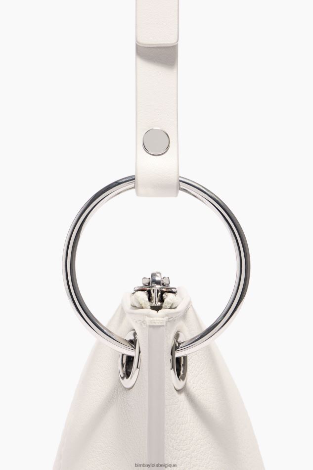 accessoires Bimba Y Lola sac à bandoulière en cuir blanc HV448642