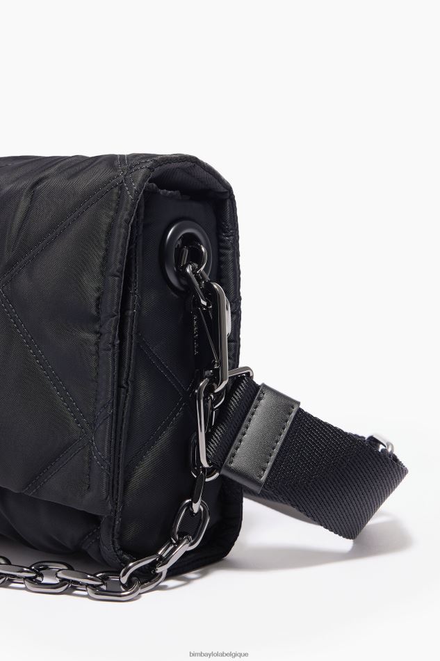 accessoires Bimba Y Lola sac à bandoulière en nylon avec rabat noir HV4486106