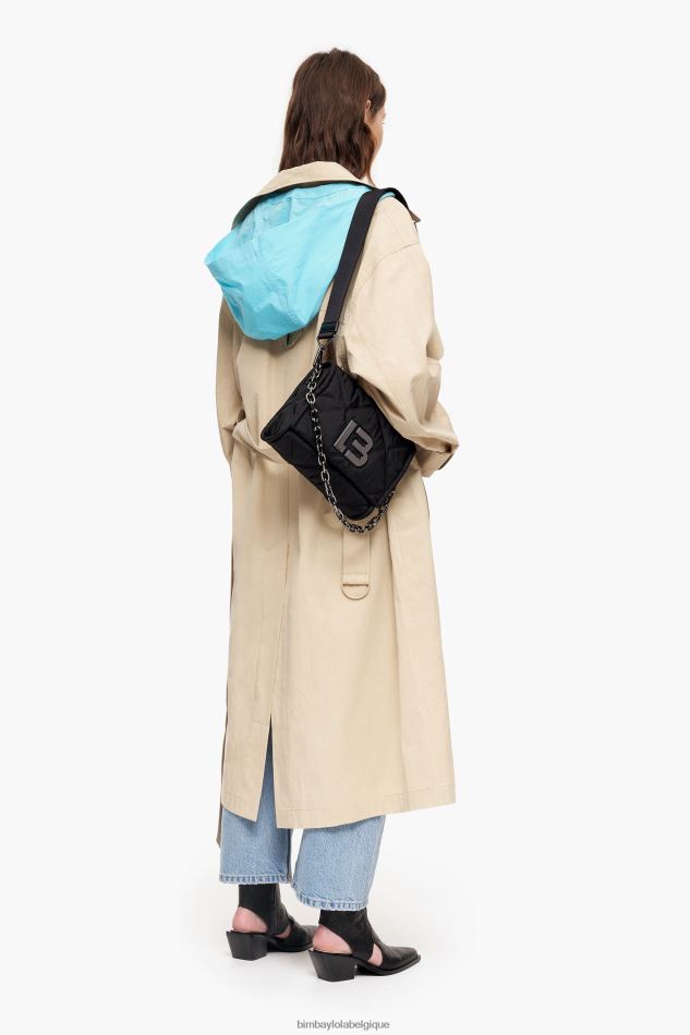 accessoires Bimba Y Lola sac à bandoulière en nylon avec rabat noir HV4486106